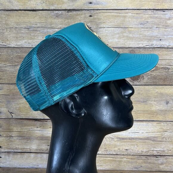 Nissun One Size Trucker Hat Turquoise 6 panel Hans Hedemann Surf Logo Adj. - Picture 12 of 15